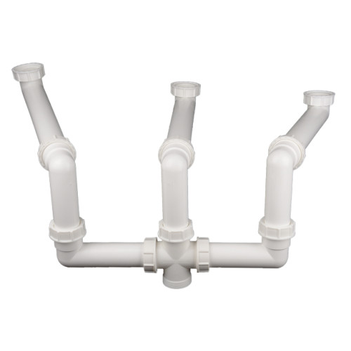 Drainage connection DN40x6/4" for double washbasin with drainer Drainage connection DN40x6/4" for double washbasin with drainer